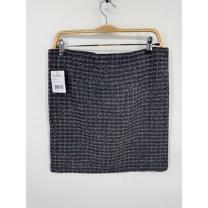 NWT Surya Mini Skirt Women's Black Gray Patterned Activewear Summer Classic Zip‎